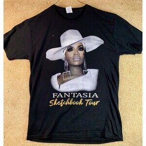 FANTASIA The Sketchbook Tour Concert T Shirt M Medium Black
